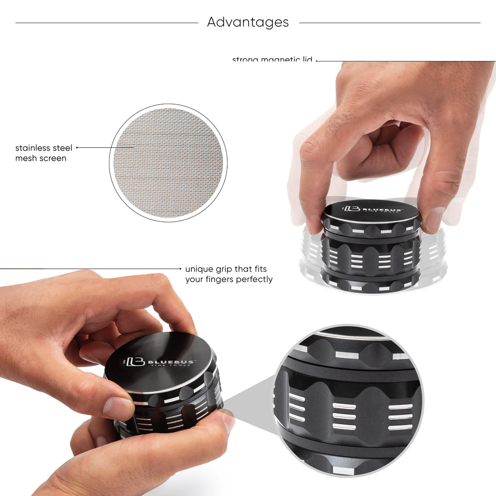 BLUEBUS - GAC 2.5" Ceramic Grinder Light Purple