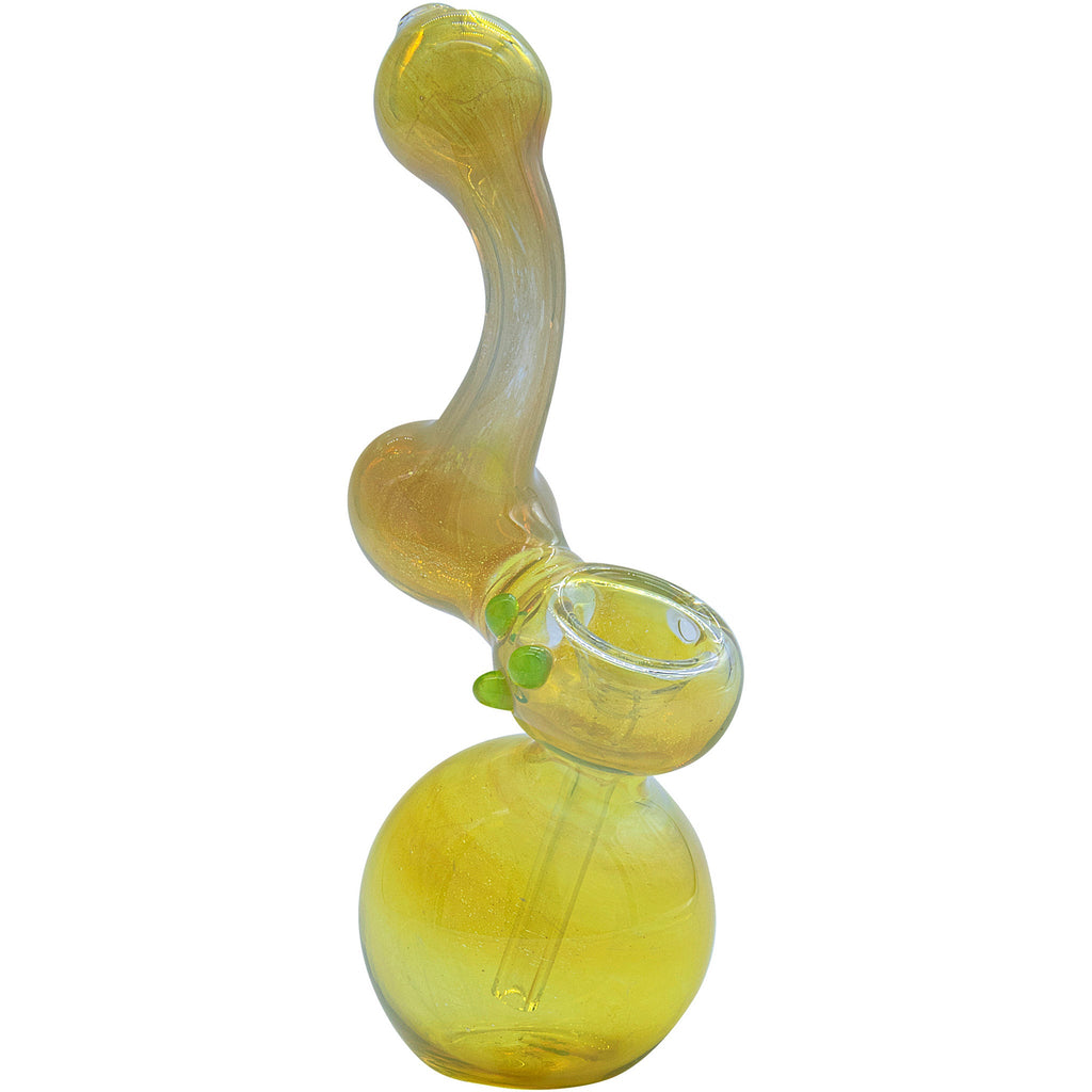 LA Pipes - "Silver Sherlock" Fumed Sherlock Bubbler Pipe (Various Colors)
