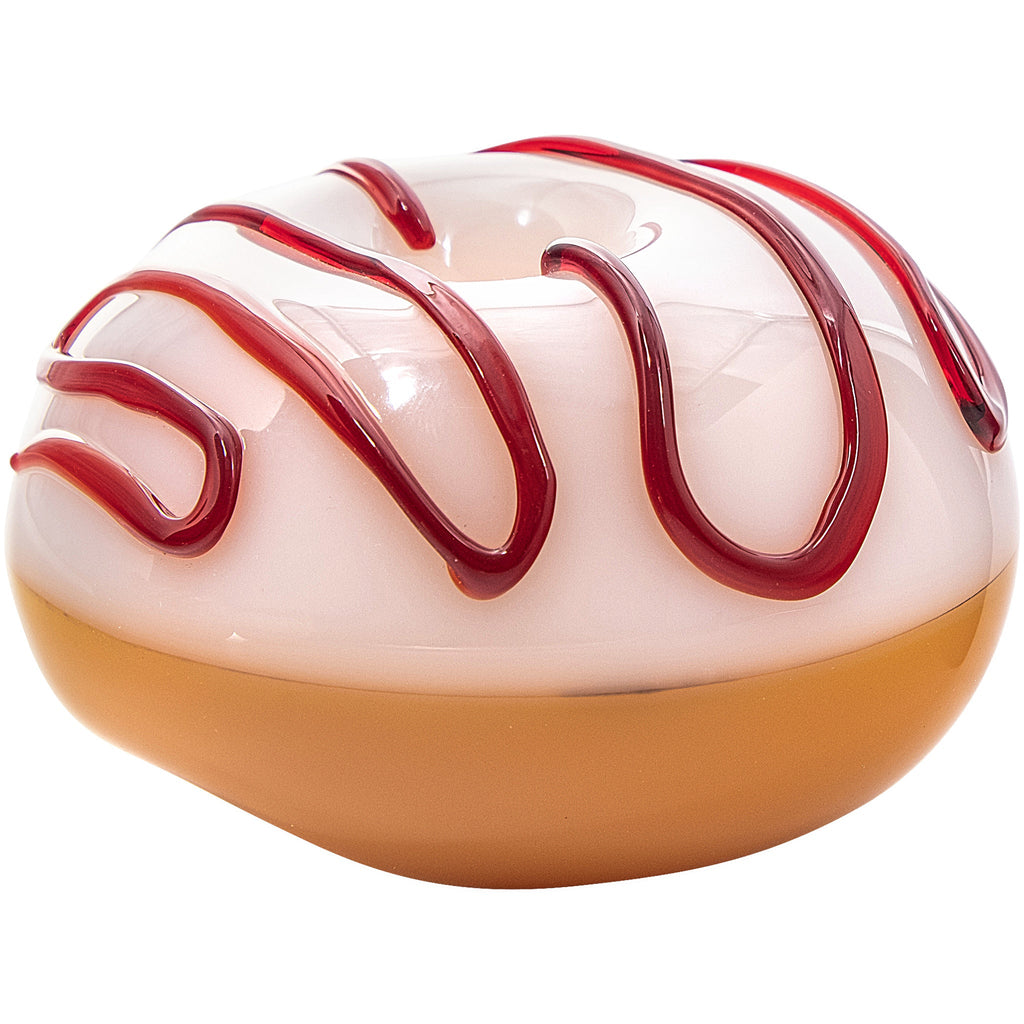 LA Pipes - "Frosted Donut" Glass Pipe
