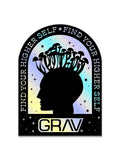 GRAV® > Hologram Sticker - Pack of 5