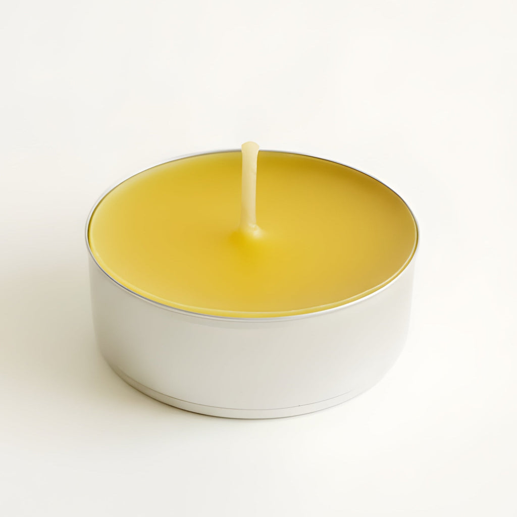 Tealight Beeswax Candles Aluminum Cups BULK