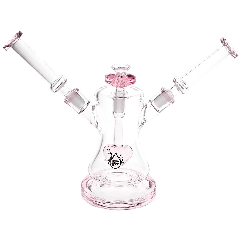 Pulsar ~ Date Night: Part 2 Dual Neck Glass Water Pipe | 8.5" | 14mm F