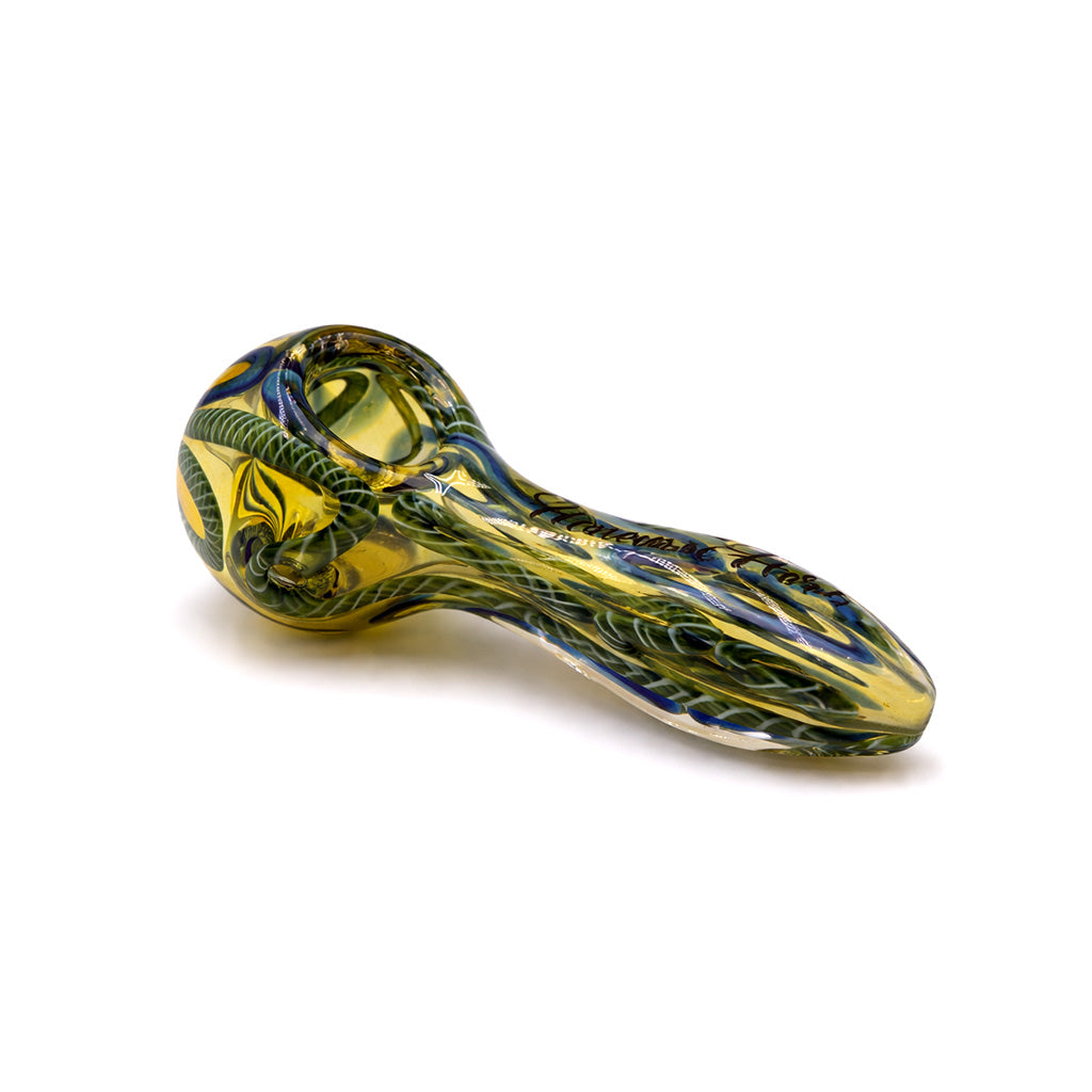Honeybee Herb ~ INSIDE OUT LATTICINO HAND PIPE SPOON