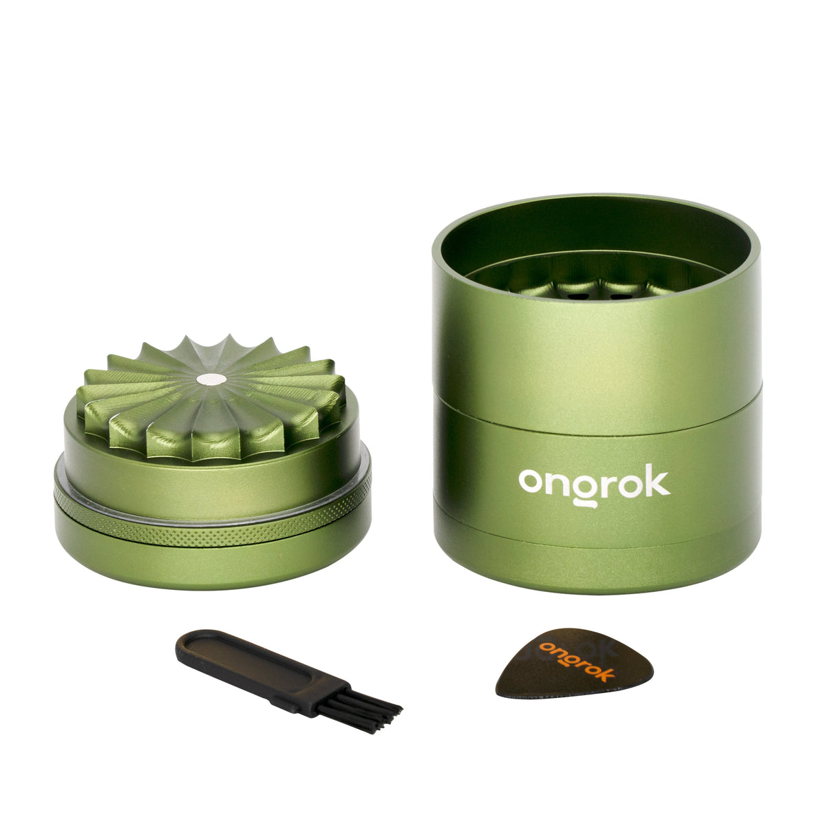 Ongrok - 5 Pc Flower Tooth Storage Grinder