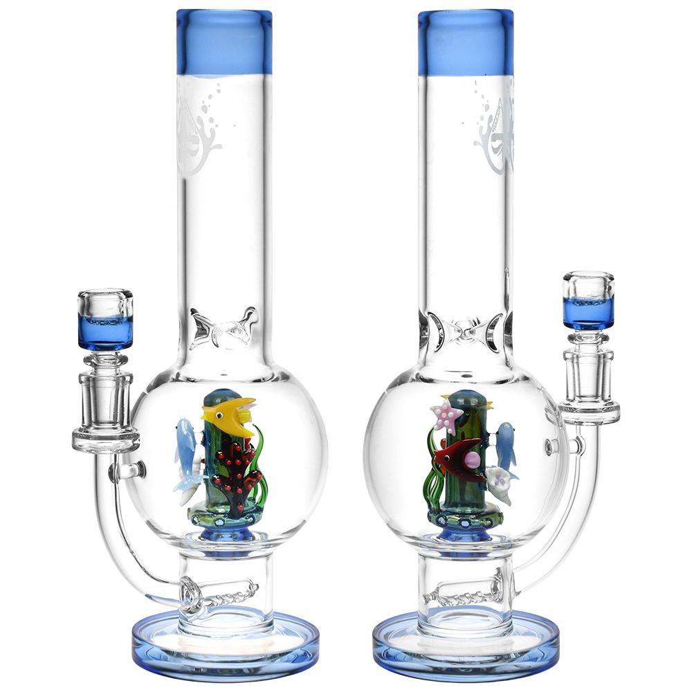 Pulsar ~ Under The Sea Glass Water Pipe - 11.75" / 14mm F