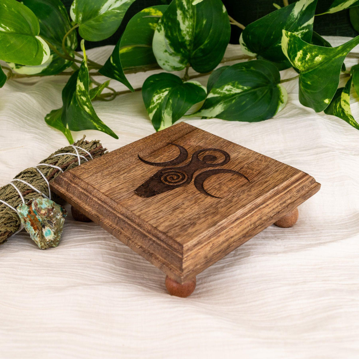 Wood Goddess Altar Table