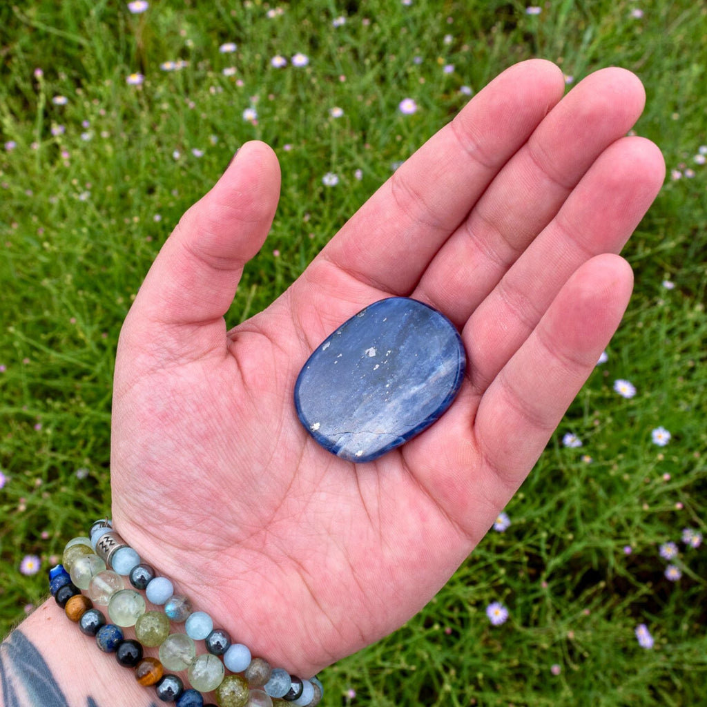 Sodalite Palm Stone