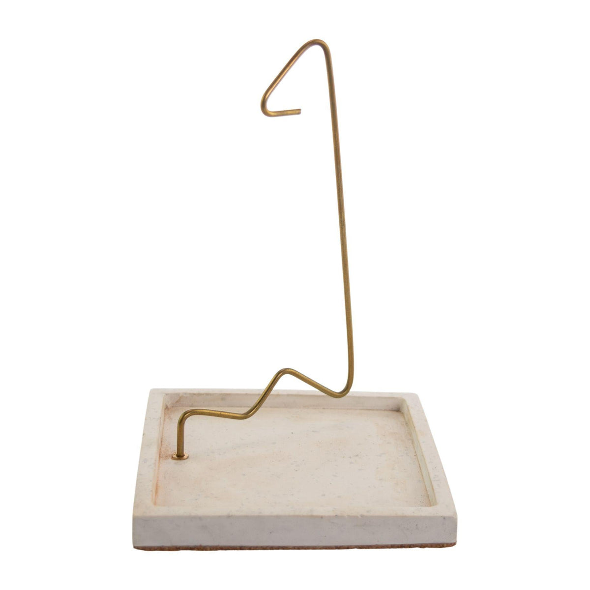 White Square Rope Incense Burner